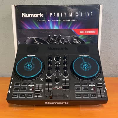 Numark Party Mix Live DJ Controller with Lights 2021 - Present - Black image 1
