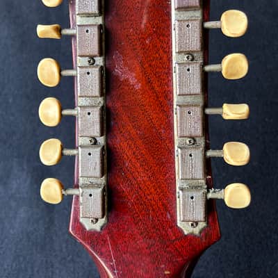 1965 Gibson B-25-12 12-String Acoustic Guitar Cherry Mahogany w/ OHSC image 11