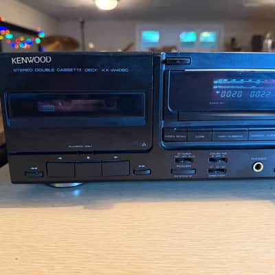 12434 Vintage KENWOOD KX-W4060 Stereo Dual Cassette Player Recorder GREAT SHAPE image 4