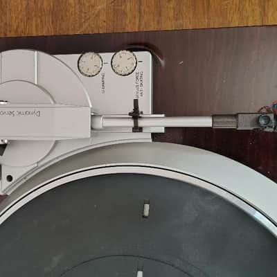 Denon DP 45F turntable in excellent condition, serviced; broken cover -F 1980's image 4