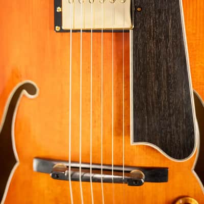 Eastman AR580CE-HB Archtop Electric Guitar - Honey Burst with Hardshell Case image 11
