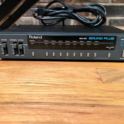 Roland  Piano Plus HP-450 1983-85 w/ EM-101 Sound Plus Vintage Analog Module, Pedal & Stand. image 5