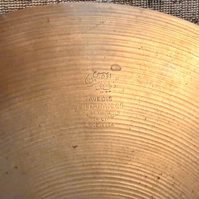 1960s Vintage Zildjian 14” Hihats PAPER THIN 768 839 g AMAZING PAIR! Light Complex Hand Hammered image 5