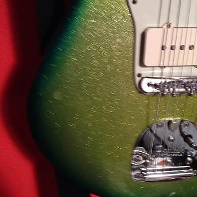 Fender Jazzmaster Body 2008 Green  Sparkle Burst image 2