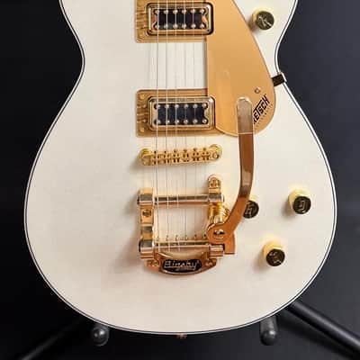 Gretsch G5237TG Electromatic Jet FT Electric Guitar Champagne White w/ Bigsby image 1