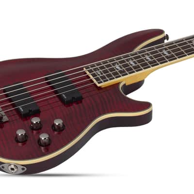 Schecter SCH.2041 Omen Extreme-5 Dark Cherry Bass image 5