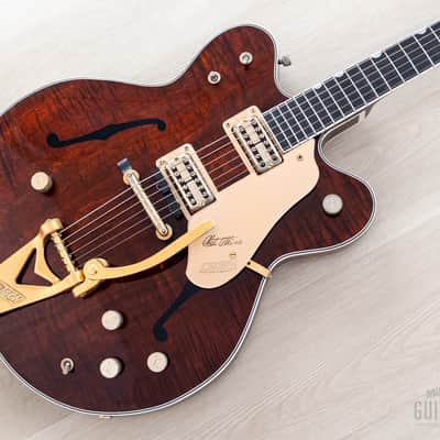 1962 Gretsch PX 6122 Chet Atkins Country Gentleman Walnut, Figured w/ Dial Up Mutes, Case & CoA image 1