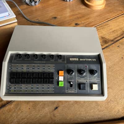Korg KR-55 Rhythm 55 1970s - Cream image 1