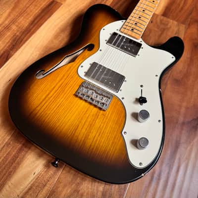 2009 Fender '72 Telecaster Thinline - Sunburst image 1
