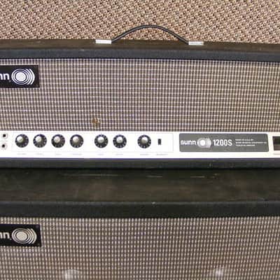 SUNN 1200S 1970 amplifier and 6X12 cabinet 1968 Price! image 2