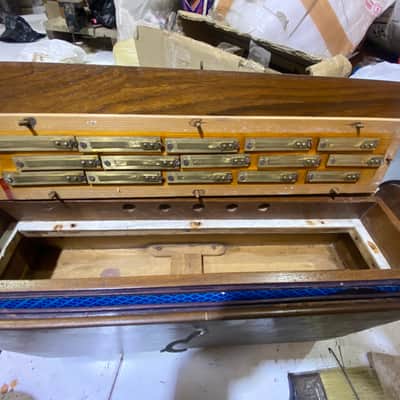 vintage 80 years old Rare Shruti Box, amazing sound, teackwood, Handmade image 2