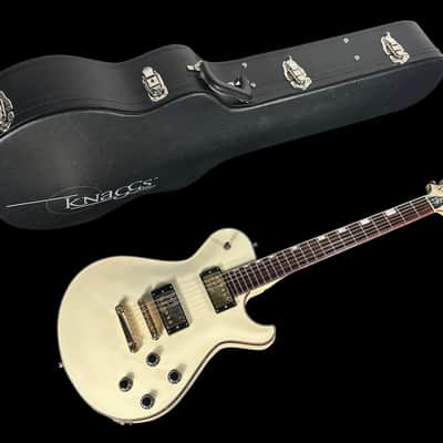 2015 Knaggs SSC II Steve Stevens Signature Singlecut ~ Creme with Tortoise Shell Binding image 11