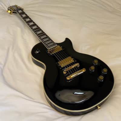 Vintage 2005 Epiphone (Gibson) Les Paul Custom - Ebony (Black Beauty) - Made in Korea (MIK) - Free Pro Setup image 14