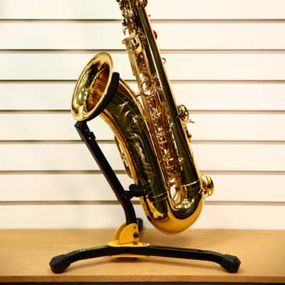 Selmer 74 Paris Reference 54 Professional Model Tenor Saxophone 2018 - 2019 - Dark-Lacquered Brass with Engraving image 2