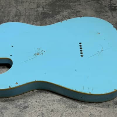 Real Life Relics Tele® Telecaster® Body Double Bound Aged Sonic Blue image 7