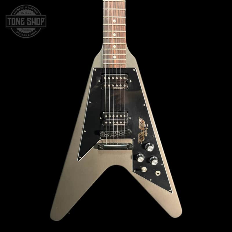 Used 2013 Gibson Government Series Flying  Gunmetal Gray w/Case TFW3244 image 1