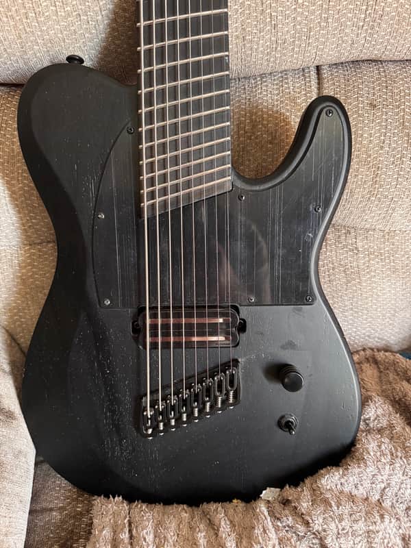 Schecter PT-8 MS Black Ops 2024 - Present - Satin Black Open Pore image 1