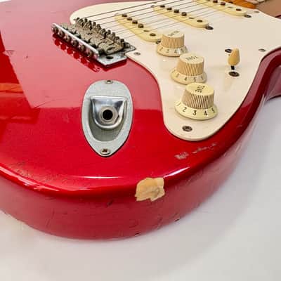 Fender Stratocaster ST-57 made in Japan 1993-1994 Candy Apple Red image 6