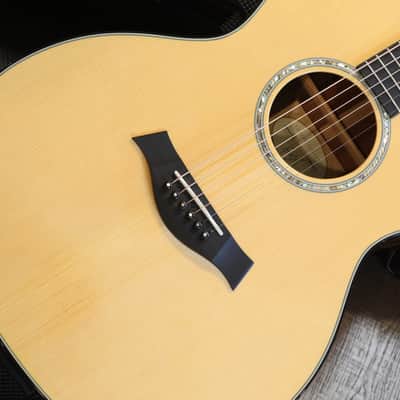 Unplayed! 2014 Taylor Custom GA Madagascar Ebony European Spruce Acoustic Guitar Natural + OHSC image 4
