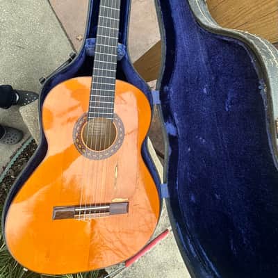 Early Augustino Flamenco Guitar with Pegs w/HSC image 11