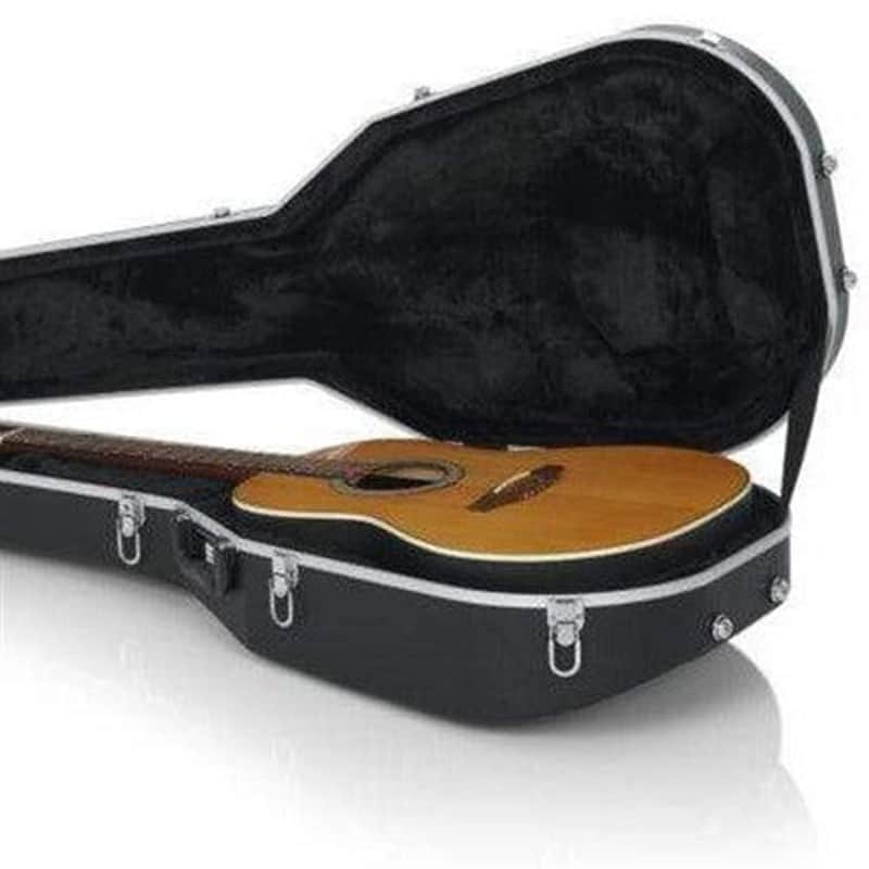 Gator Deep Contour/Round-Back ABS Guitar Case | Black image 1