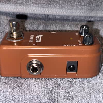 AZOR AP-311 Mini Pedal Reverb 2020s - Brown image 2