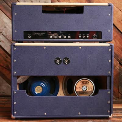 2006 Divided by 13 FTR-37 Head w/ Matching 2x12 Speaker Cabinet & Switchazel A/B Pedal (Purple/Egg) image 2