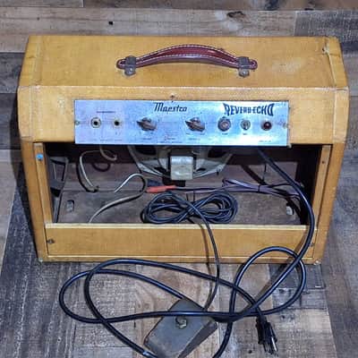 1961 Gibson Maestro GA-1RT Echo-Reverb Tube Amp With Footswitch*Tweed* image 4