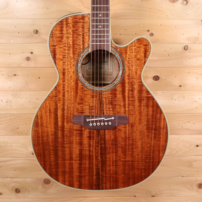 Takamine EF508KC NEX All Figured Koa Acoustic-Electric Guitar image 1