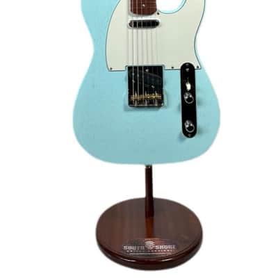 Rufini Guitars T-Modern Korina Body 2022 Ice Blue Satin, NEW (Authorized Dealer) image 4