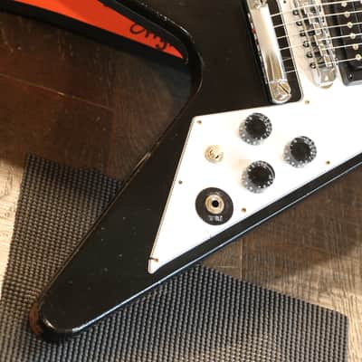 Unplayed! 2022 Gibson Custom Shop Artist Kirk Hammett 1979 Flying V Electric Guitar Murphy Aged Ebony + COA OHSC image 5