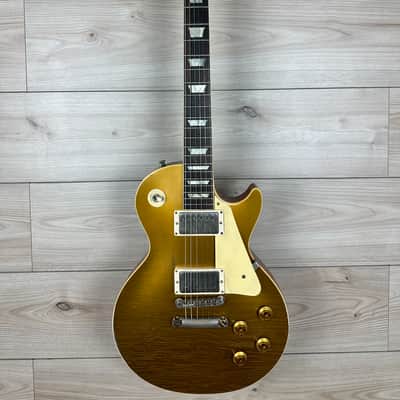 Gibson Custom 1957 Les Paul Goldtop Reissue Electric Guitar - Murphy Lab Ultra Heavy Aged Double Gold image 3