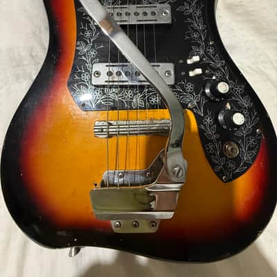 Teisco Del Rey et 200 1960’s - Tulip Sunburst image 3