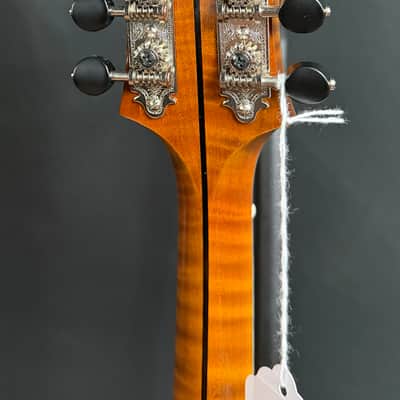 Gold Tone Grandmaster Elite F-Style Mandolin Honey Amber Finish w/ Hardshell Case image 9