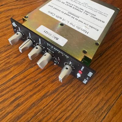 Pete's Place BAC-500 500 Series FET Compressor Module 2010s - Black image 1