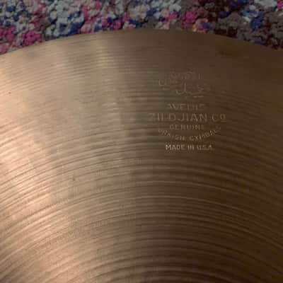 A. Zildjian 14" Hi Hat Bottom - '60s Stamp image 3
