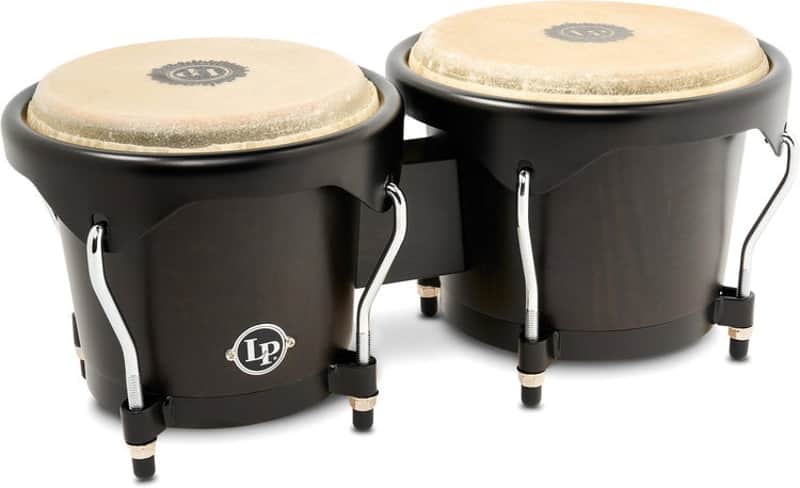 Latin Percussion City II Bongos - Black image 1
