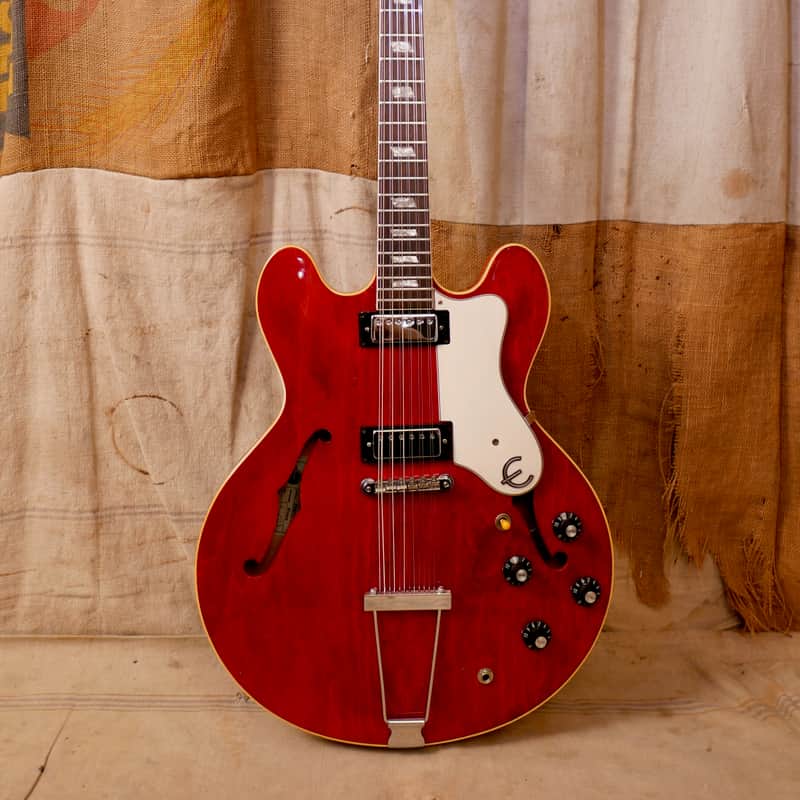 1967 Epiphone Riviera XII Cherry Red