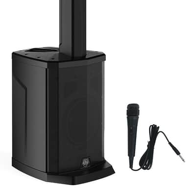 Gemini WPX-2000 1200 Watt DJ/PA Powered Line Array Speaker w/8" Sub+Mic+Backpack image 13