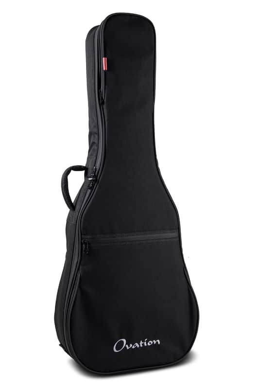 Ovation .OV213.100 Guitar Gig Bag Super Shallow w/Ovation Logo - Black image 1