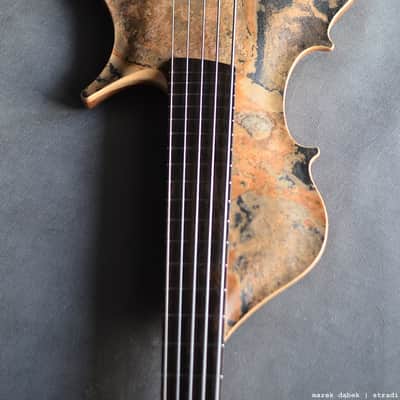 Stradi Symphony Stone 2016, STONE top, titanium frets, great sound and articulation image 1