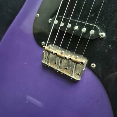 1963 Fender Duo-Sonic with Rosewood Fretboard - Transparent Red under Purple image 18