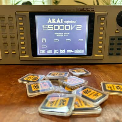 Akai S5000 V2 MIDI Stereo Digital Sampler - 16 Analog outs, 1TB SD ZuluSCSI w 130+GB of sound, sample & instrument libraries, 20x SD card CD-ROM Libraries (1998) image 23