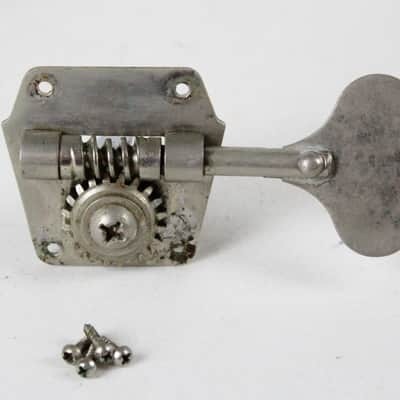 1957 1958 1959 Vintage Fender Precision/Jazz Bass Single Tuner Kluson Reverse Wind Pre-CBS USA ~Honest PATINA~ image 1