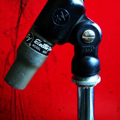 Vintage 1969 Electro-Voice 655C Slim Omnidirectional Dynamic Microphone w accessories PROP REPAIR DISPLAY The Beatles # 2 image 11