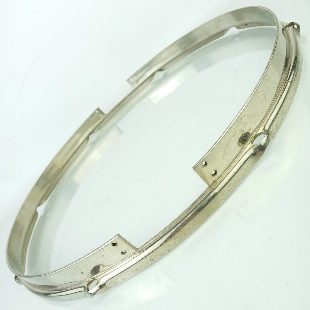 Slingerland 14" Resonant Radio King Snare Drum Nickel-Brass Rim/Hoop NOB 40s USA — main photograph