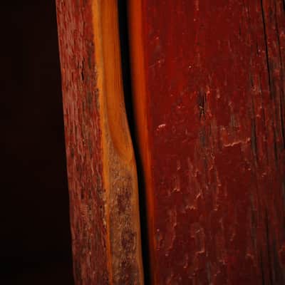 Red Reclaimed Barnwood | Floor ClimaStand - Jumbo Electric Guitar image 5