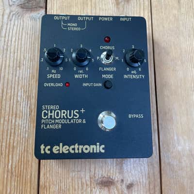 TC Electronic SCF Gold Stereo Chorus + Pitch Modulator & Flanger Reissue 2022 - Present - Black image 1