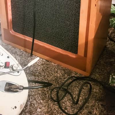 Alamo Challenger Guitar Amp Jensen 10" Tube  1964 Natural Wood image 16
