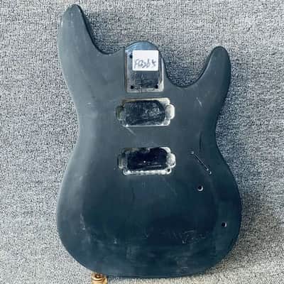 Black HH Guitar Body for Bolt On Project Build image 1